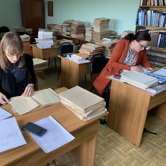 Karagandos apskrities valstybės archyvo skaitykloje